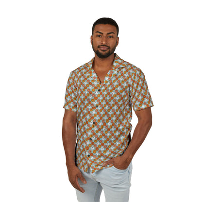 Rolling Good Time Men's Light Button Down Shirt