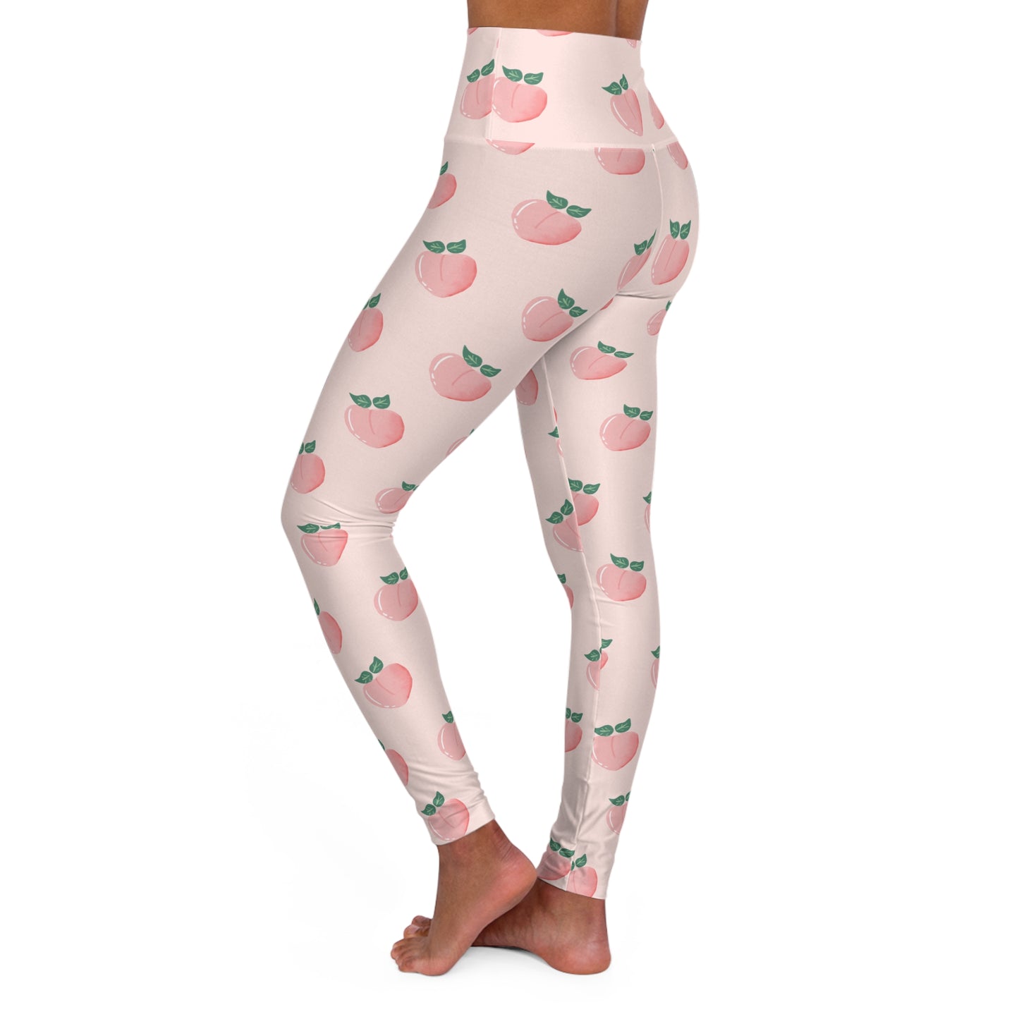 Peachy Keen High Waisted Yoga Leggings