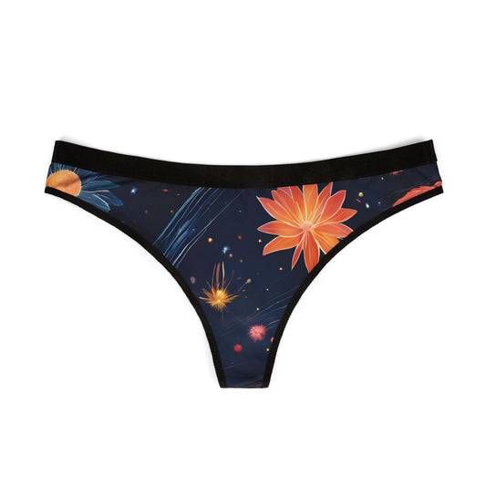 Meteor Flowers Women's Thong