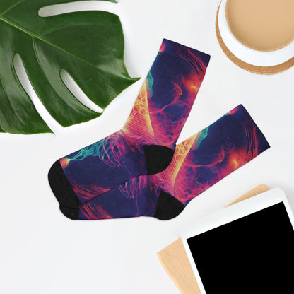 Magnetism Recycled Poly Socks