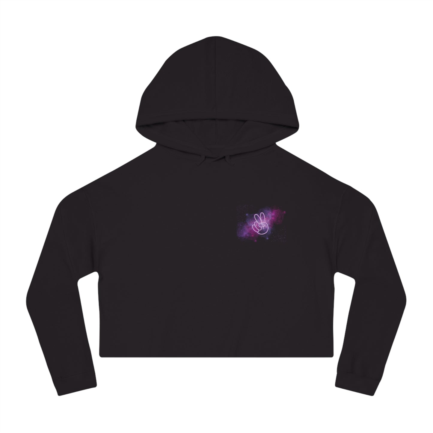 Cosmic Vibes Only Cropped Hoodie